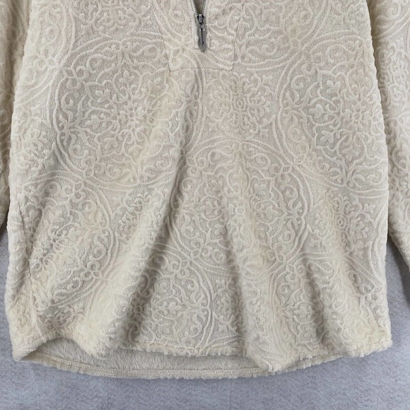 Gorgeous Soft Surroundings Pullover Sweater Top Womens MED Luxe Sherpa Stretch - Picture 5 of 14